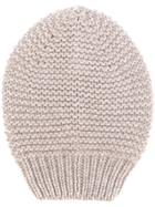 Fabiana Filippi Knitted Hat - Nude & Neutrals