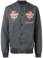 Maharishi Embroidered Bomber Jacket - Grey