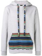 Alanui Knitted Pocket Hoodie - Grey
