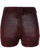 Vivienne Westwood Anglomania Ribbed Short Shorts