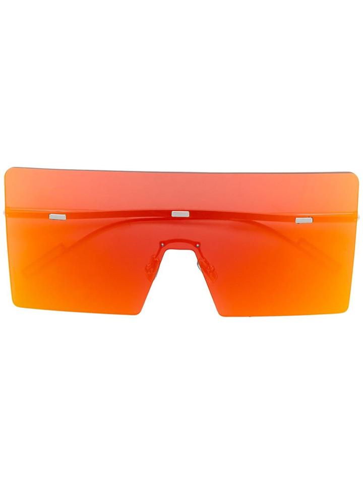 Dior Eyewear Square Shaped Sunglasses - Silver