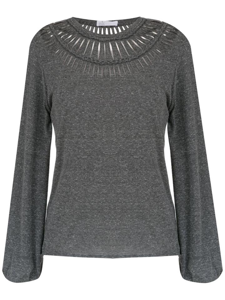 Nk Panelled Top - Grey