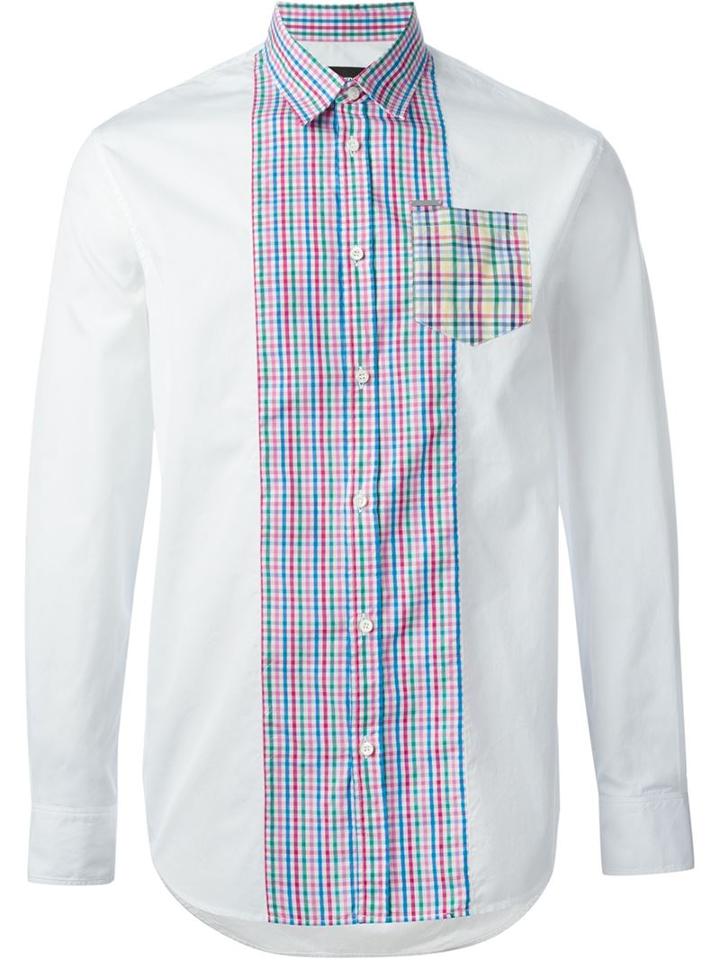 Dsquared2 Checked Panel Shirt