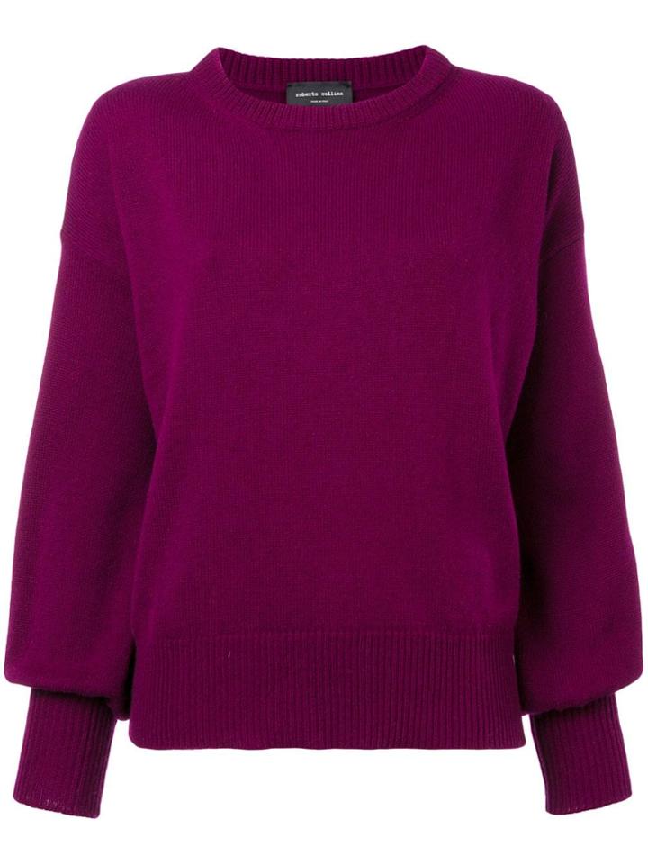 Roberto Collina Oversized Sweater - Purple