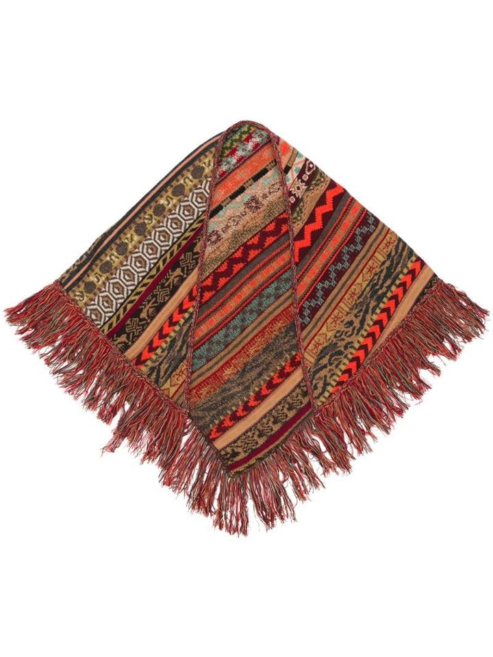 Etro Geometric Pattern Scarf - Orange