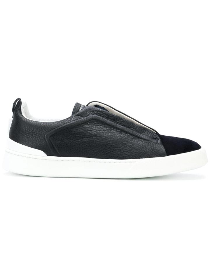 Ermenegildo Zegna Couture Adjustable Fit Sneakers - Blue