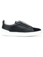 Ermenegildo Zegna Couture Adjustable Fit Sneakers - Blue