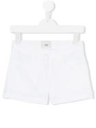 Fendi Kids - Logo Shorts - Kids - Cotton/spandex/elastane - 7 Yrs, White