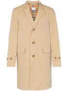 Burberry Single-breasted Trench Coat - Brown