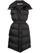 Off-white Sleeveless Padded Coat - Black