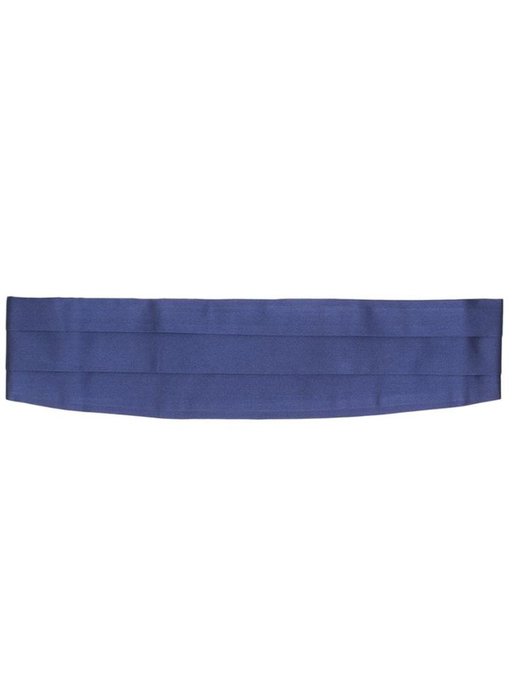 Canali Pleated Cummerbund - Blue