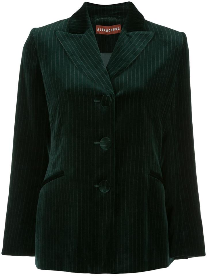 Alexa Chung Single-breasted Jacket - Green