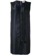 Maison Rabih Kayrouz Central Ruffled Design Dress - Black