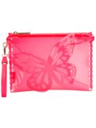 Sophia Webster Butterfly Design Clutch - Pink & Purple