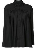 Co Pleated Detail Shirt, Women's, Size: Medium, Cotton