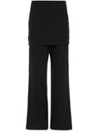Osklen Rustic Flared Skirt Trousers - Black