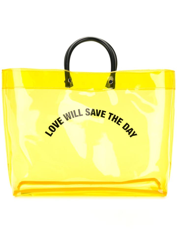 Dsquared2 Oversized Tote - Yellow & Orange