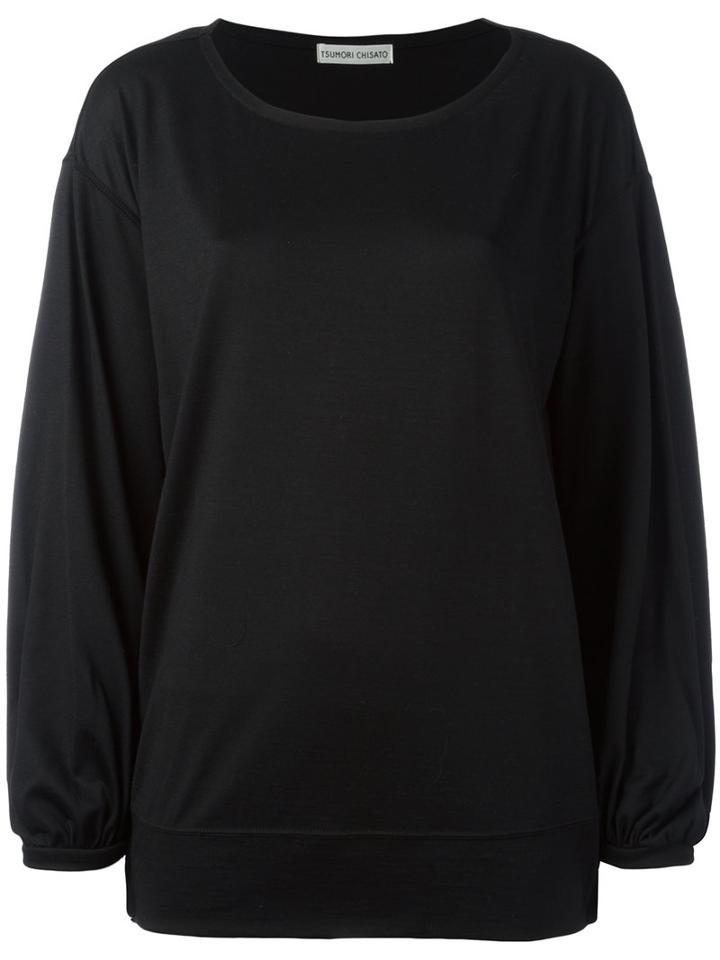 Tsumori Chisato - Knitted Top - Women - Wool - S, Women's, Black, Wool