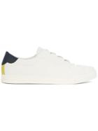 Fendi Logo Stripe Slip On Sneakers - White