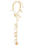 Oscar De La Renta Coin Charm Necklace - Gold