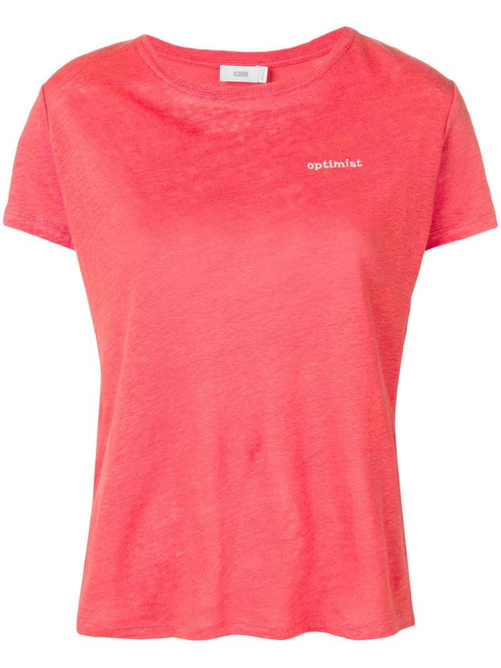 Closed Optimist Embroidery T-shirt - Red
