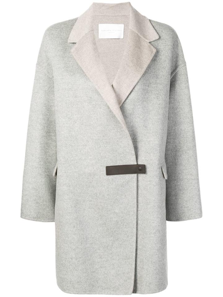 Fabiana Filippi Single Breasted Coat - Neutrals