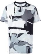 Études Abstract Print T-shirt, Men's, Size: Large, Grey, Cotton