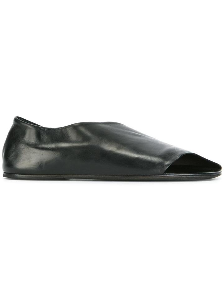 Marsèll Cut-off Detailing Loafers - Black