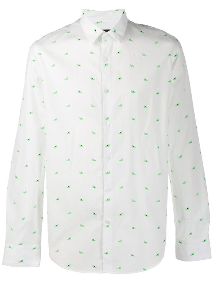 Fendi Bag Bugs Print Shirt - White