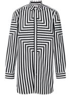 Givenchy Oversized Striped Shirt - Black