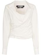 Jacquemus Jacq Ls Top Bls Wrp Fttd - White