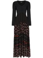 Rockins Cabbage Skull-print Maxi Dress - Black