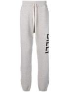 Billy Los Angeles Logo Print Track Pants - Grey