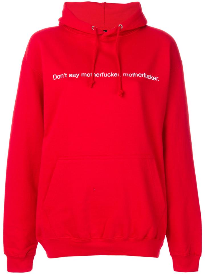 F.a.m.t. Don't Say Hoodie - Red