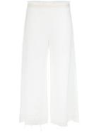 Alcaçuz Pantacourt Trousers - White