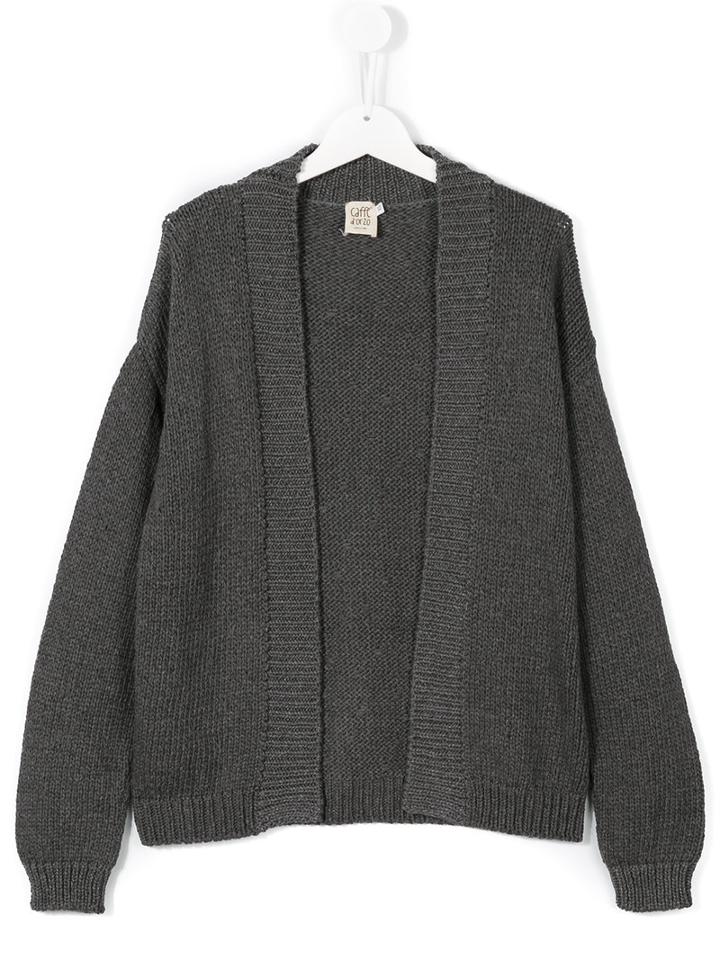 Caffe' D'orzo Alda Cardigan, Girl's, Size: 14 Yrs, Grey