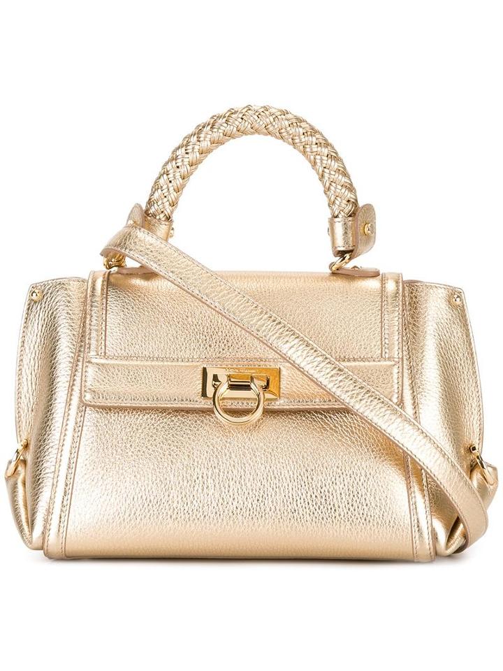 Salvatore Ferragamo - Sofia Tote - Women - Leather - One Size, Grey, Leather