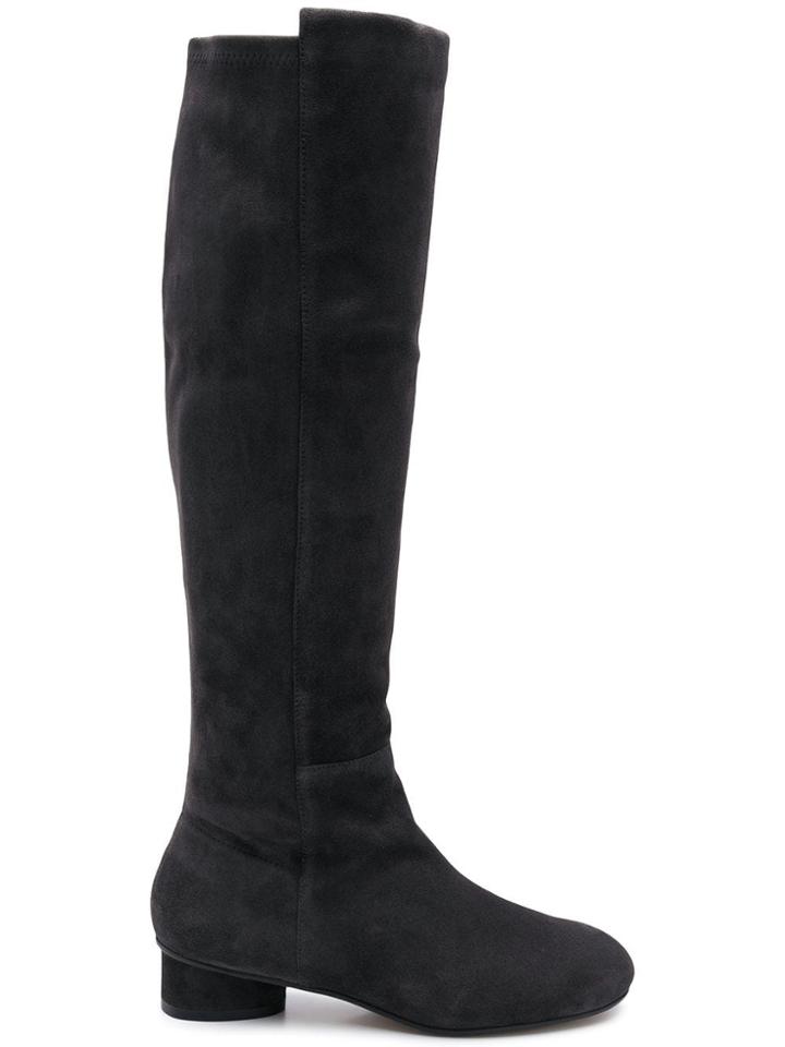 Stuart Weitzman Stuart Weitzman Eloise30 Asphalt Leather/fur/exotic