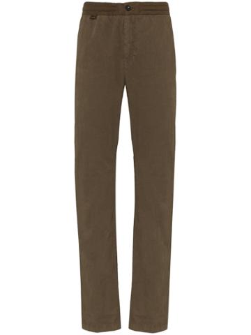 Cp Company Long Track Style Trousers - Green