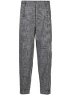 Kolor Houndstooth Pattern Trousers - Grey