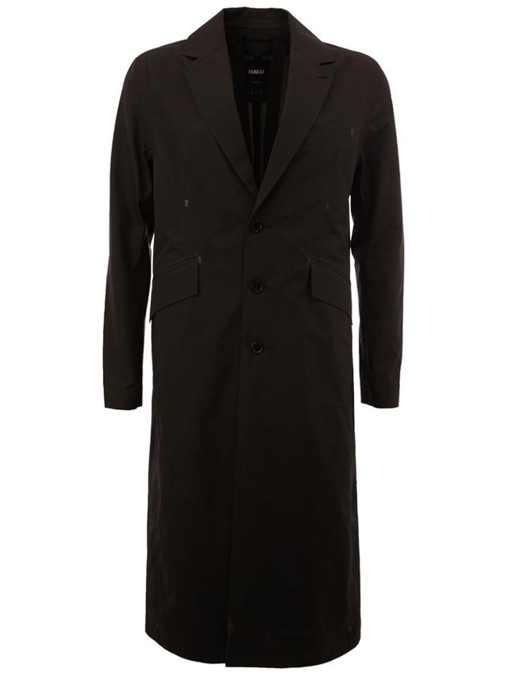 Yang Li Single Breasted Coat - Black