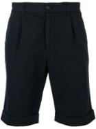 Aspesi Bermuda Shorts, Men's, Size: 50, Blue, Cotton/linen/flax
