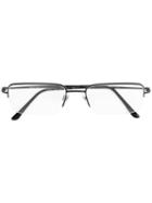 Giorgio Armani - Square Frame Glasses - Men - Acetate/titanium - 53, Black, Acetate/titanium