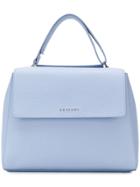 Orciani Soft Flap Tote - Blue