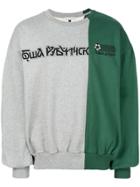 Gosha Rubchinskiy Colour-block Logo Sweatshirt - Grey