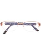 Cazal - Round Frame Glasses - Women - Acetate/titanium - 53, Brown, Acetate/titanium