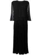 Talbot Runhof Talbot Runhof X Bungalow 'lorent' Dress, Women's, Size: 38, Black, Triacetate/polyester
