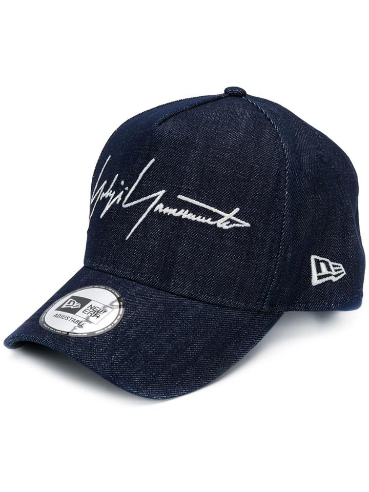 Yohji Yamamoto Embroidered Logo Cap - Blue