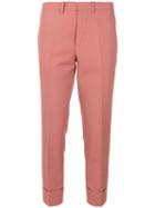 Marni High Waist Cropped Trousers - Pink