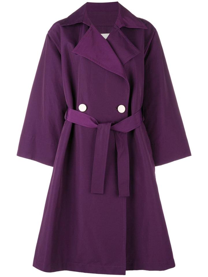 Simon Miller Double Breasted Coat - Pink & Purple